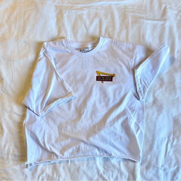 In-N-Out white crop top 75th anniversary - Picture 1 of 4